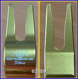 Rare Scotty Cameron Custom Shop Money Tee Pivot Tool Gold Aluminum withCase