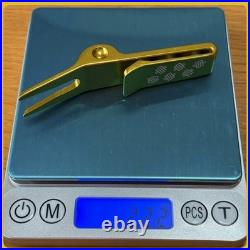 Rare Scotty Cameron Custom Shop Money Tee Pivot Tool Gold Aluminum withCase