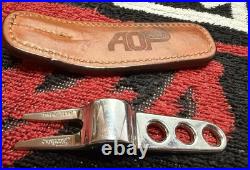 Rare Scotty Cameron Divot/Pivot Tool Stainless Steel with Leather AOP Holster