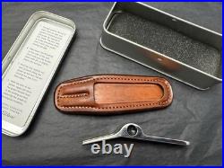 Rare Scotty Cameron Divot/Pivot Tool Stainless Steel with Leather AOP Holster