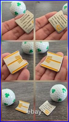 Rare Scotty Cameron JYD Junk Yard Dog Yellow Ball Marker Alignment Tool