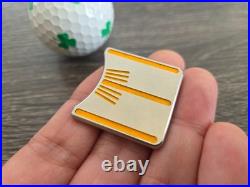 Rare Scotty Cameron JYD Junk Yard Dog Yellow Ball Marker Alignment Tool