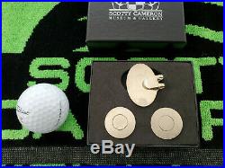 Rare Scotty Cameron Museum&Gallery Hat Clip&Ball Marker Tool Putter Ball Markers