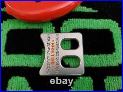 Rare Scotty Cameron Putter Golf Alignment tool aid Orange Ball Marker MINT