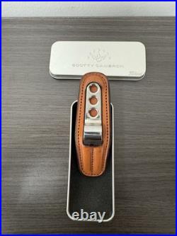 Rare Scotty Cameron Stainless Pivot Tool with Art of Putting Leather Holster & Tin