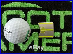 Rare Scotty Cameron lime green Alignment Junk Yard Dog Tool Ball Marker NEW