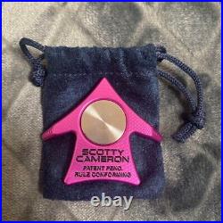 Rare Titleist Scotty Cameron Aero Alignment Tool Ball Marker Pink New From Japan