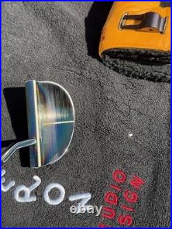 Right SCOTTY CAMERON STUDIO DESIGN No. 5 original putter cover and tool