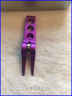 SCOTTY CAMERON 2019 Japan M&G Gallery Violet FTUO Tour Roller Tool Clip Divot