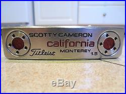 SCOTTY CAMERON 35 California Monterey 1.5 with weights, tool & headcover