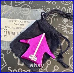 SCOTTY CAMERON Aero Alignment Tool Ball Marker Bright Dip Violet Rare