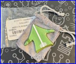 SCOTTY CAMERON Aero Alignment Tool Ball Marker Green Rare