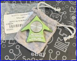 SCOTTY CAMERON Aero Alignment Tool Ball Marker Green Rare