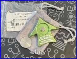SCOTTY CAMERON Aero Alignment Tool Ball Marker Green Rare