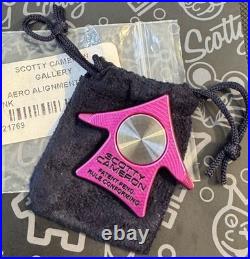 SCOTTY CAMERON Aero Alignment Tool Ball Marker Pink Rare SCOTTY CAMERON Aero Alignment Tool Ball Marker Pink Rare