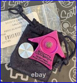 SCOTTY CAMERON Aero Alignment Tool Ball Marker Pink Rare SCOTTY CAMERON Aero Alignment Tool Ball Marker Pink Rare