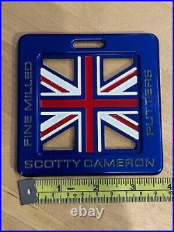 SCOTTY CAMERON British golf bag tag & divot tool