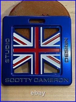 SCOTTY CAMERON British golf bag tag & divot tool