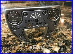 SCOTTY CAMERON & CROWN FUTURA X5R R/H 33.75 WithCVR CT 20g WEIGHTS TOOL ORIG GRIP