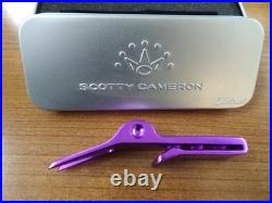 SCOTTY CAMERON Cameron Clip Pivot Tool (Green Fork) Purple Putter