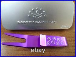 SCOTTY CAMERON Cameron Clip style Pivot Tool (Green Fork) Purple Titleist Putte