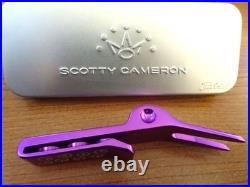 SCOTTY CAMERON Cameron Clip style Pivot Tool (Green Fork) Purple Titleist Putte