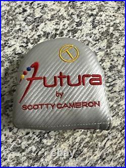SCOTTY CAMERON FUTURA MALLET PUTTER HEADCOVER CIRCLE T TOUR WithTOOL