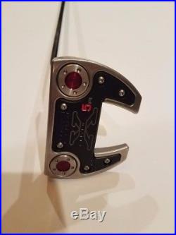 SCOTTY CAMERON FUTURA X5R R/H 34 INCH PUTTER With HEADCOVER XTRA WEIGHTS/TOOL NICE