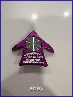 SCOTTY CAMERON GALLERY Aero Alignment Tool Violet with Pouch Golf