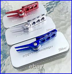 SCOTTY CAMERON Gallery FTUO TOUR High Roller PIVOT TOOL SET? Red, Blue, Silver