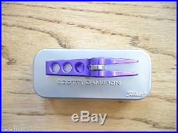 SCOTTY CAMERON HIGH ROLLER CLIP PIVOT DIVOT TOOL ELECTRIC PURPLE RARE NEW PGA