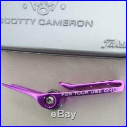 SCOTTY CAMERON HIGH ROLLER CLIP PIVOT TOOL FOR TOUR USE ONLY 2018 Limited purple