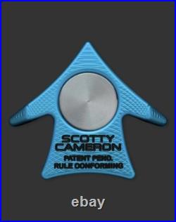 SCOTTY CAMERON New Aero Alignment Tool Ball Marker Kit Turbo Blue AERO ALIGN
