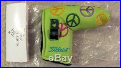 SCOTTY CAMERON PEACE SIGN HEAD COVER WithPIVOT TOOL LIMITED EDITION NEW