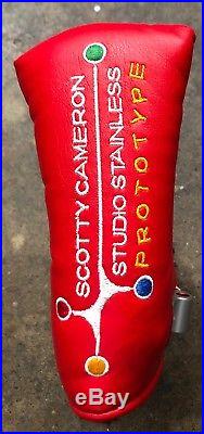 SCOTTY CAMERON PROTOTYPE STUDIO STAINLESS Headcover With Tool 1 Of 500 New