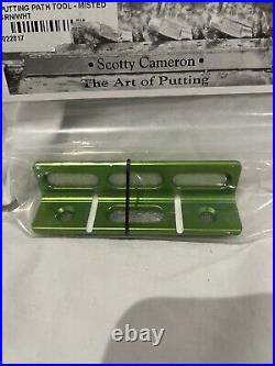 SCOTTY CAMERON Putter Path Tool Misted Green NIB