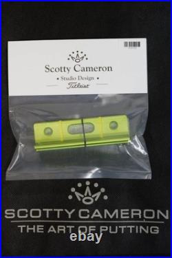 SCOTTY CAMERON Putting Path Tool Misted Bright Dip Monster Green Neon Yellow P