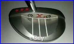 SCOTTY CAMERON RED X 35 RT HANDED HEEL SHAFTED MALLET PUTTER withHeadcover & tool