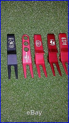 SCOTTY CAMERON SCOTTY DOG AND 7 POINT CROWN PIVOT TOOL COLLECTION NEW 12 TOOLS