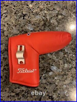SCOTTY CAMERON Studio Stainless Putter Titleist Golf Head Cover With Divot Tool