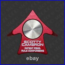 SCOTTY CAMERON Unused Ball Markers Aero Alignment Tools Red RH Free Shipping