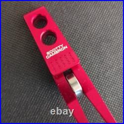 SCOTTY CAMERON roller clip pivot tool tour only misted red