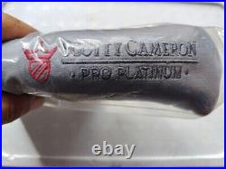 Scotty Cameron2000 Pro Platinum Red Fill withDivot Tool Putter Headcover Rare New