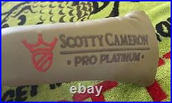 Scotty Cameron 2000 Pro Platinum Red Fill Headcover With Tool