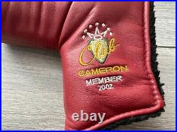Scotty Cameron 2002 Club Cameron Member Putter Headcover + Original Divot Tool