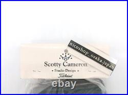 Scotty Cameron 2002 Dark Green Art withDivot Tool Putter Headcover Super Rare New