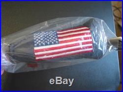 Scotty Cameron 2002 Large USA Flag NAVY Putter Headcover Pivot Tool Titleist NIB