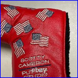 Scotty Cameron 2002 RED DANCING FLAG US 911 Limite WithPivot Tool Putter Headcover