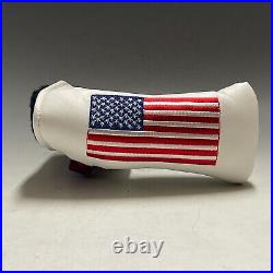 Scotty Cameron 2002 White US Flag Stars and Stripes WithPivot Tool Blade Headcover