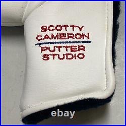 Scotty Cameron 2002 White US Flag Stars and Stripes WithPivot Tool Blade Headcover